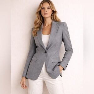 SuiStudio Light Gray Blazer size 4